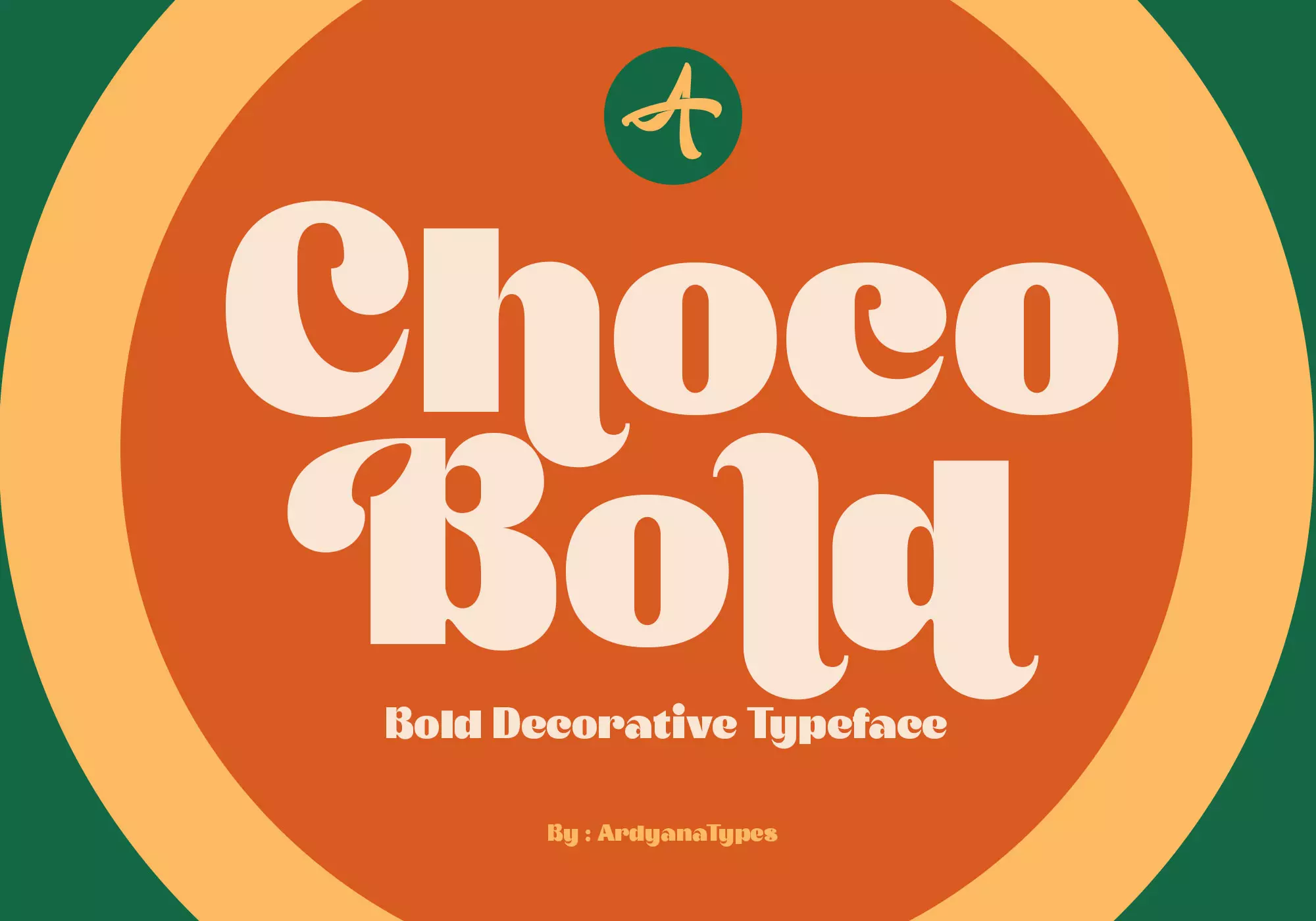 Choco Bold - Decorative Typeface