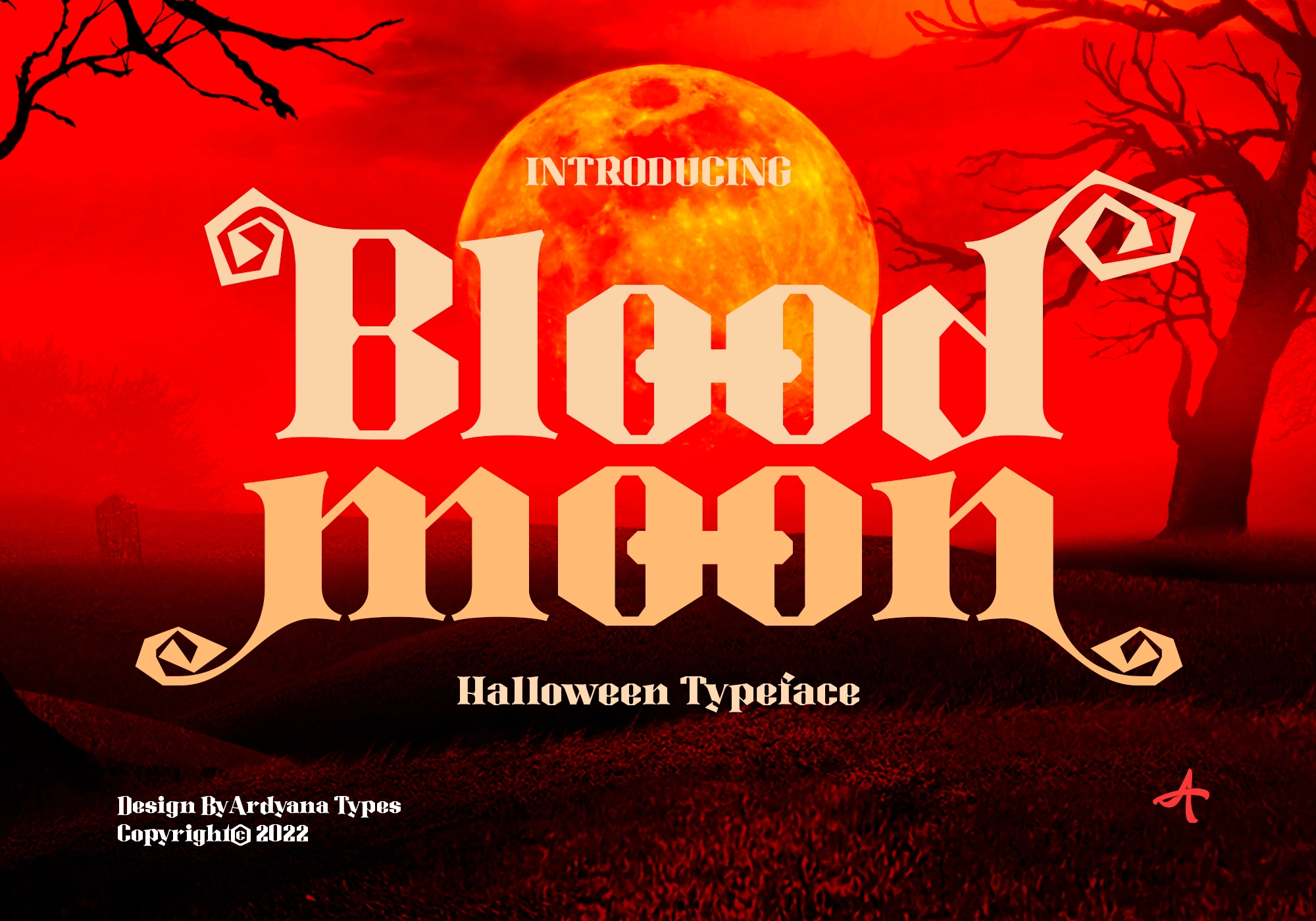 Blood Moon - Typeface